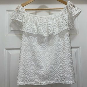 Lilly Pulitzer La Fortuna top lace small